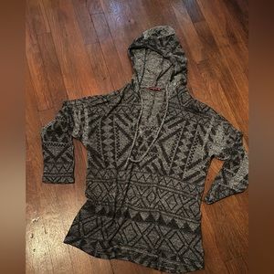 Print lightweight sweater